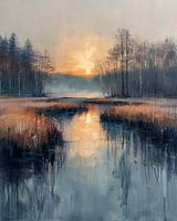 Moderne Landschaftsmalerei.