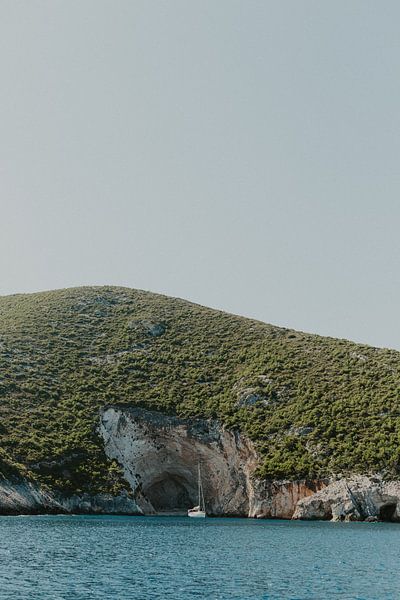 Hidden Entrance - The Blue Grotto of Zakynthos by Dixy Kracht