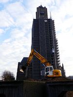 Graafmachine met Eusebiuskerk in Arnhem