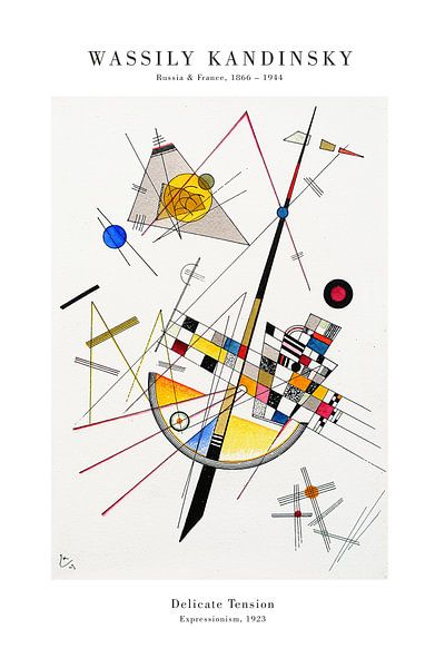 Wassily Kandinsky - Delicate Tension von Old Masters