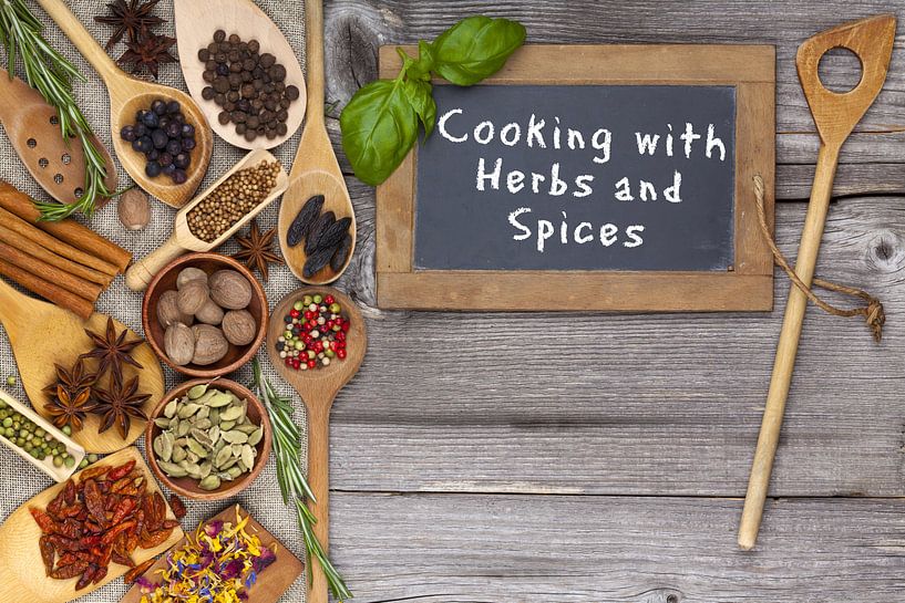 Cuisiner avec herbes et les épices par Photo Art Thomas Klee