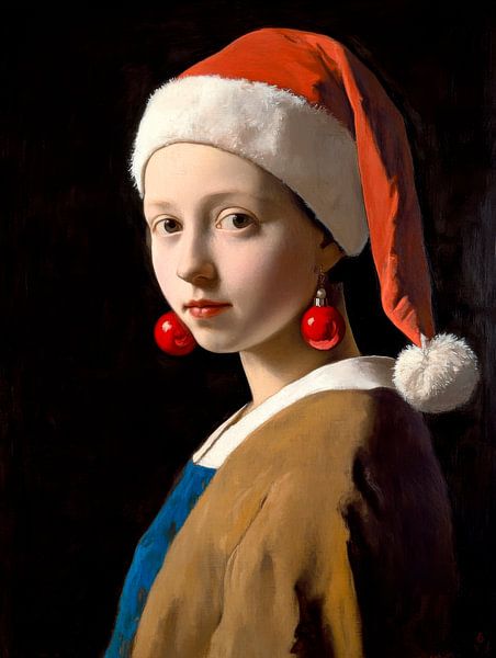 Fille de Noël par Poster Art Shop