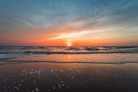 Coucher de soleil calme à Noordwijk aan zee (0140)