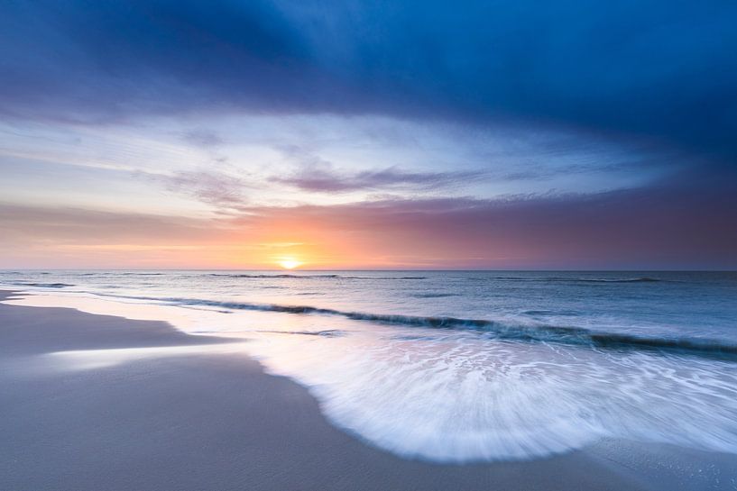 Sonnenuntergang Texel von Ton Drijfhamer