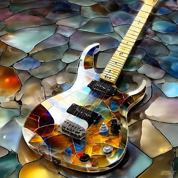 Glasgitarre von Gert-Jan Siesling