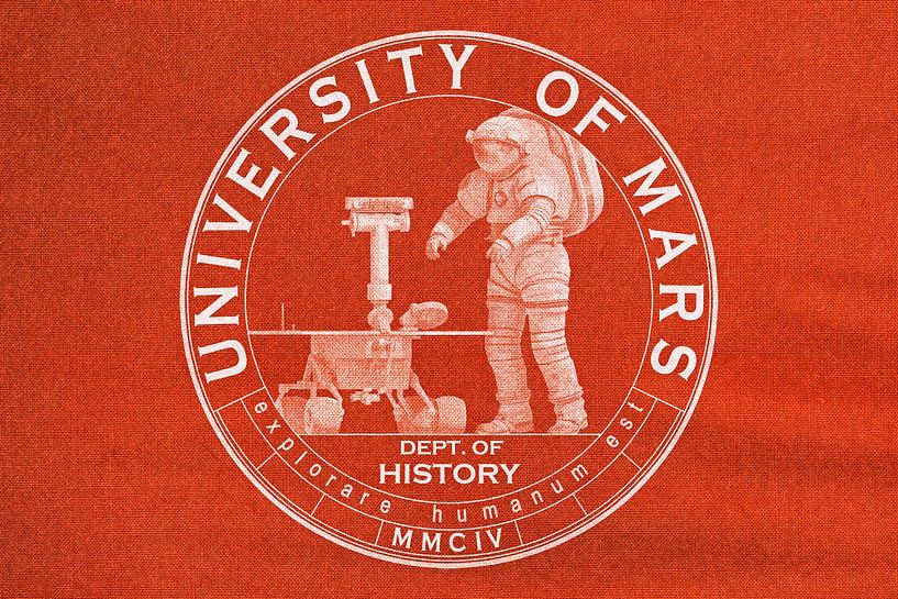 University of Mars - Department of History von Frans Blok - Fotos, Kunst und weitere Wanddekoration