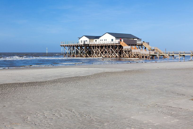 House on stilts St. Peter Ording by Angelika Stern