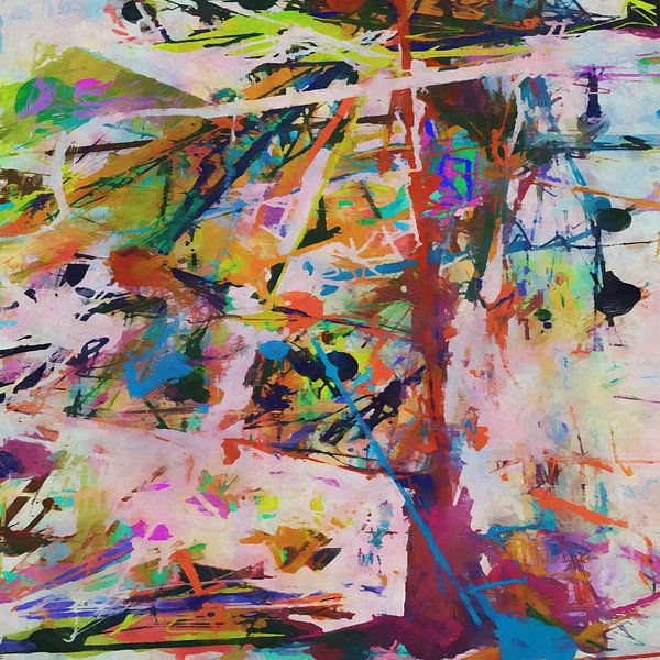 Clin d'oeil Pollock par Angel Estevez