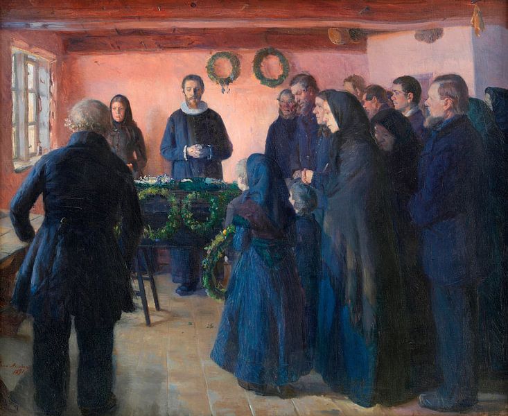 Un enterrement, Anna Ancher par Des maîtres magistraux