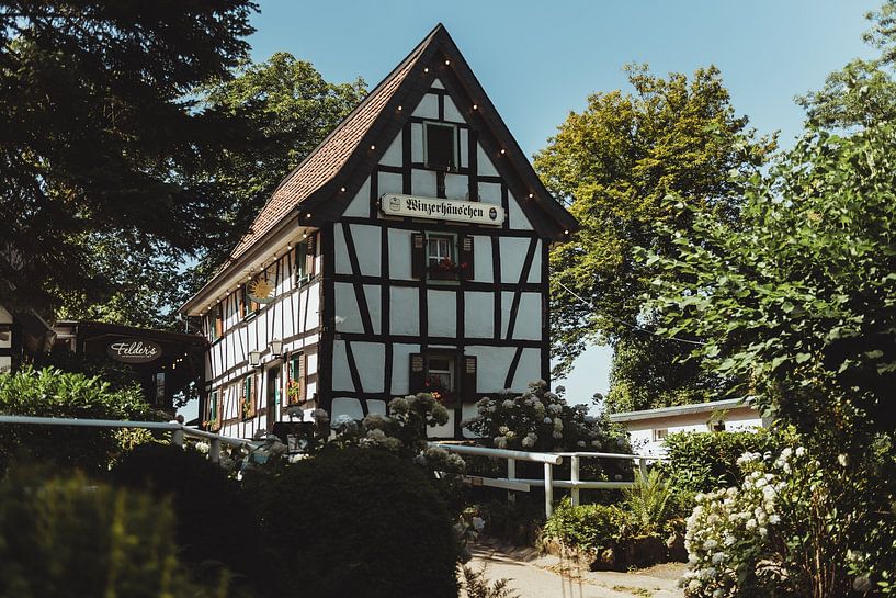 Half-timbered house Königswinter | Travel photography fine art photo print | Germany, Europe by Sanne Dost