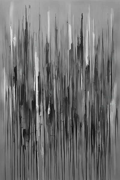 Schwarze Farbe Streifen Malerei von ComfortQ