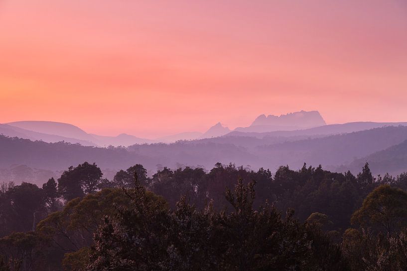 Tasmania Cradle Valley Sunrise - National Park - by Jiri Viehmann