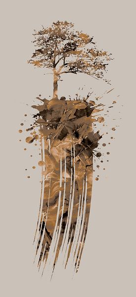 The Lonely Tree van Harry Hadders Design