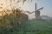 Sunrise at the Oukoopse Mill, Reeuwijk