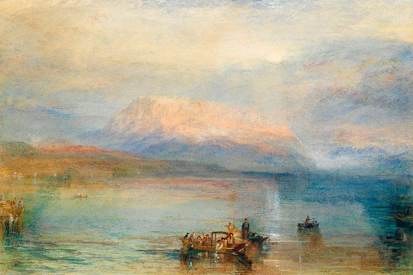 Le Rigi rouge, William Turner par Des maîtres magistraux