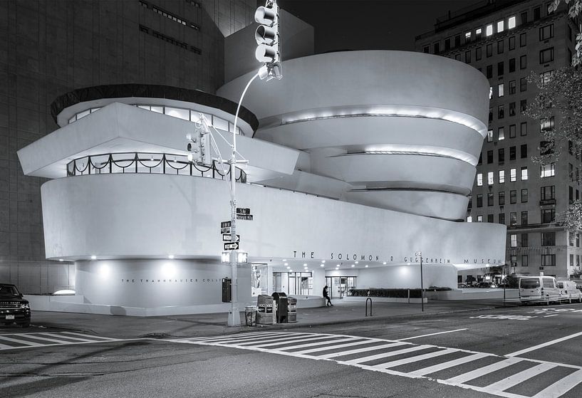 Musée Guggenheim de nuit, New York City par Nico Geerlings