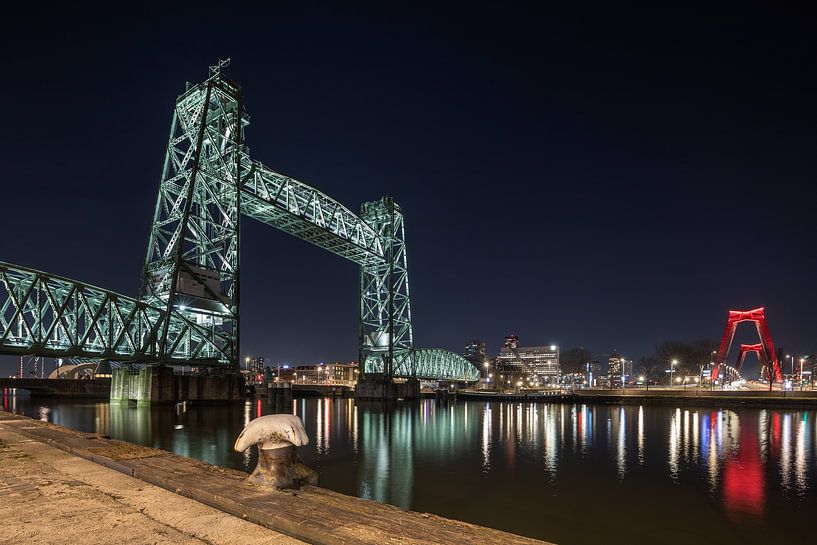 Rotterdam - Koningshavenbrug &quot;de Hef&quot; + Willemsbrug par Kees Dorsman