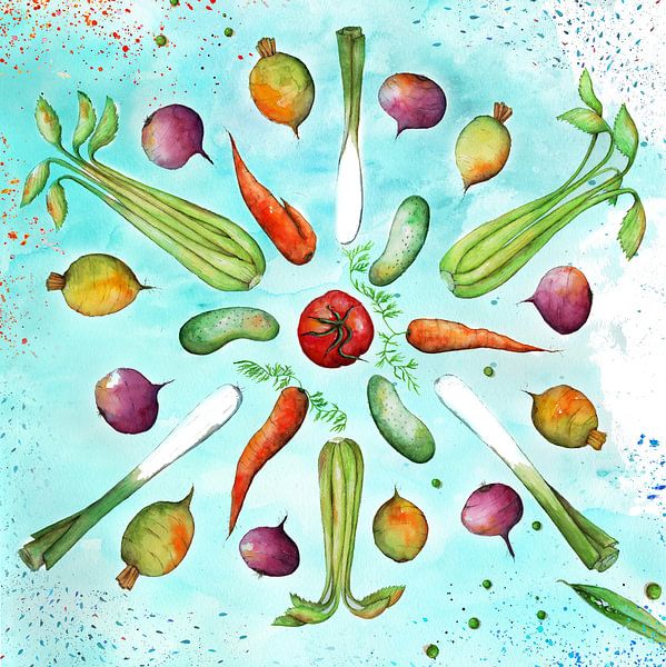 Soupe de légumes par keanne van de Kreeke