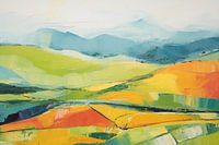 Abstrakte Hügellandschaft #2