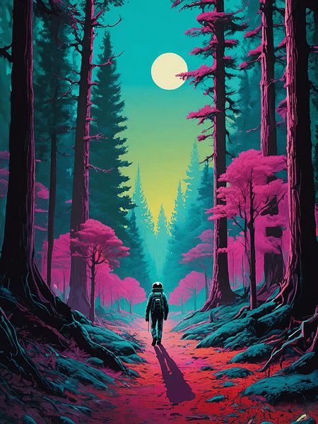 Space Walk by Vic Bomers