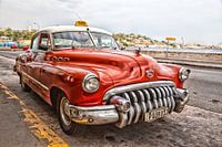 Vintage classic car in Cuba in downtown Havana. One2expose Wout kok Photography.