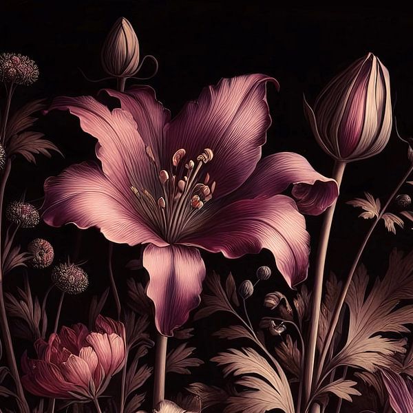 VINTAGE COLOURFUL BOTANICAL-10A-6 von Pia Schneider