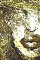 Green Portret Paletmes schilderij