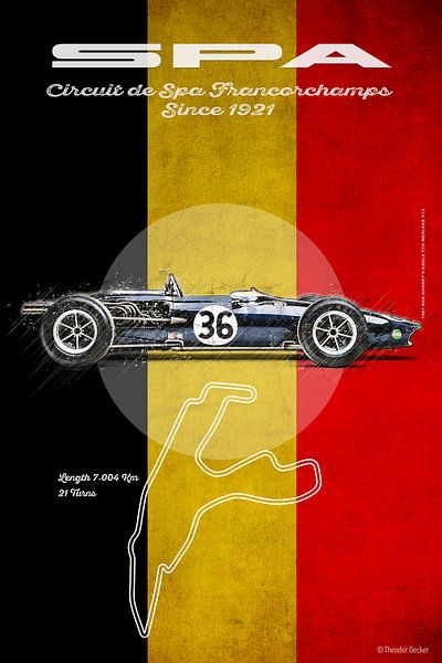 Spa. Gurney Eagle Weslake by Theodor Decker