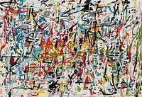 Augenzwinkernd Pollock