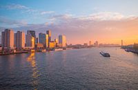 Sonnenaufgang an der Maas