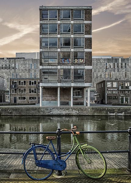 Vélo bleu, vélo vert. par Pieter van Roijen