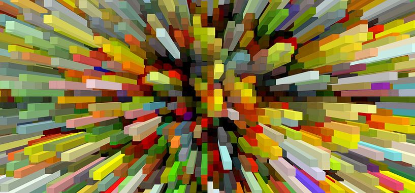 Blocks bunt II van Marion Tenbergen