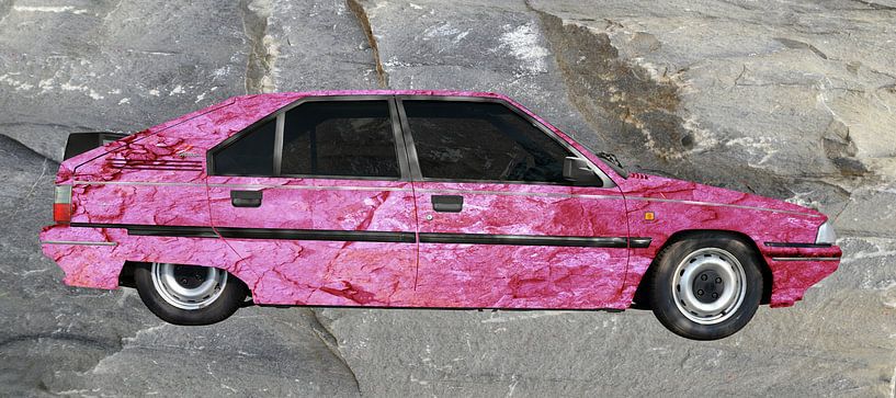 Citroën BX Art Car in pink by aRi F. Huber