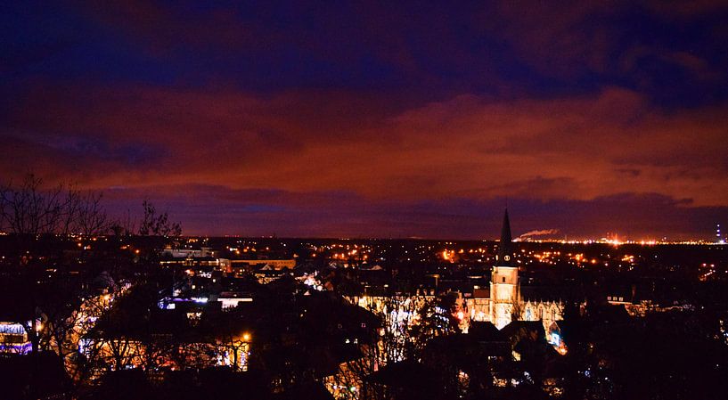 Bilzen bij nacht von Maarten Honinx