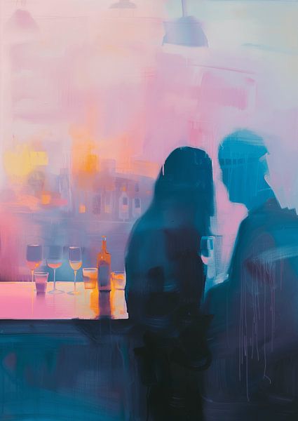 Couple au bar par Artsy