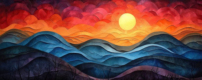 Undulant Blaze by Art Whims