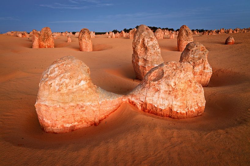 Sonnenuntergang in der Pinnacles-Wüste, Australien von Chris Stenger