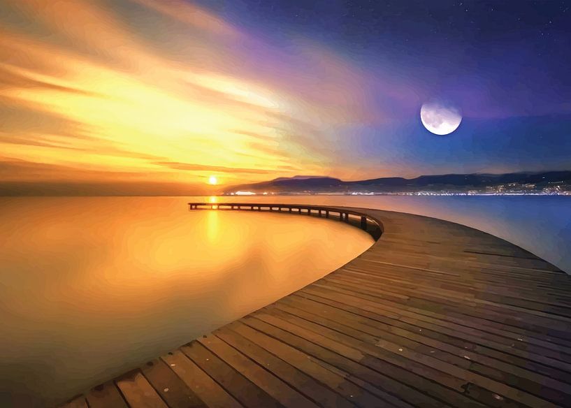 Vom Tag zur Nacht: Der beschauliche Pier von PublicArt77