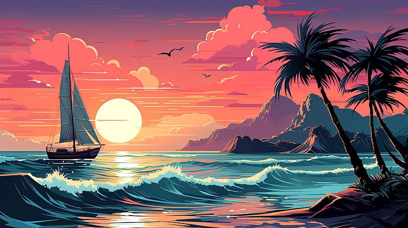 Segeln im Paradies von ByNoukk