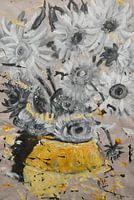 sunflowers with a touch of van Gogh