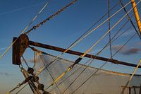 vissersboot in de haven 