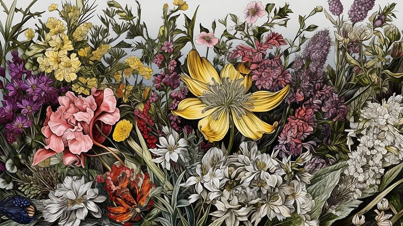 Zauberhafter, verwilderter Garten von Felix Wiesner