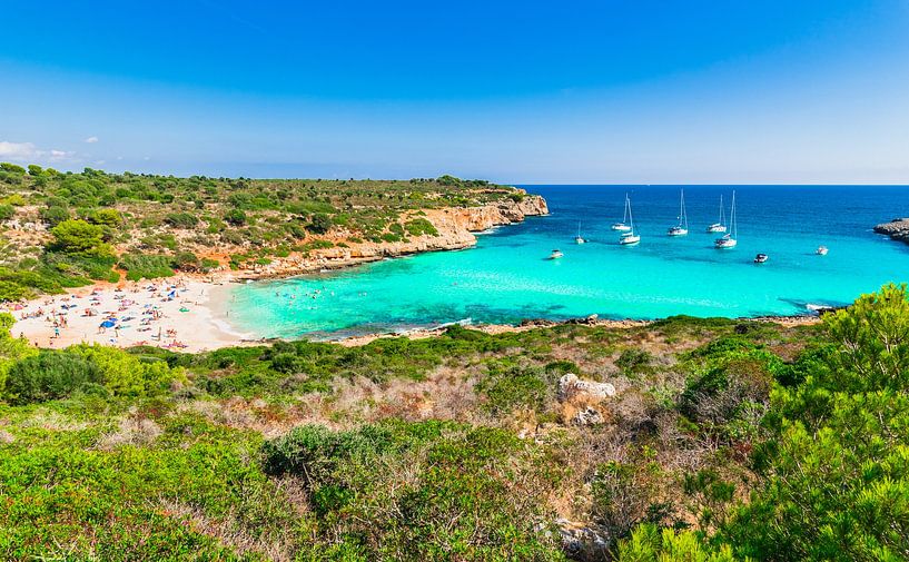 Spanien Mittelmeer, schöne Strandbucht von Cala Varques von Alex Winter