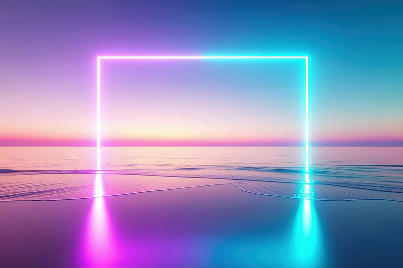 Sea in neon style-01 by Rautenberg Digital Art Maritim