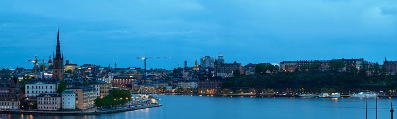 La nuit à Riddarfjärden par Leopold Brix