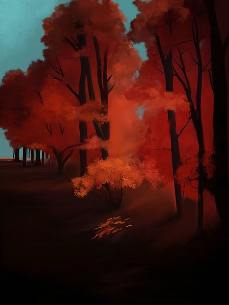 L'émerveillement de l'automne par Annelies Hoogerwerf