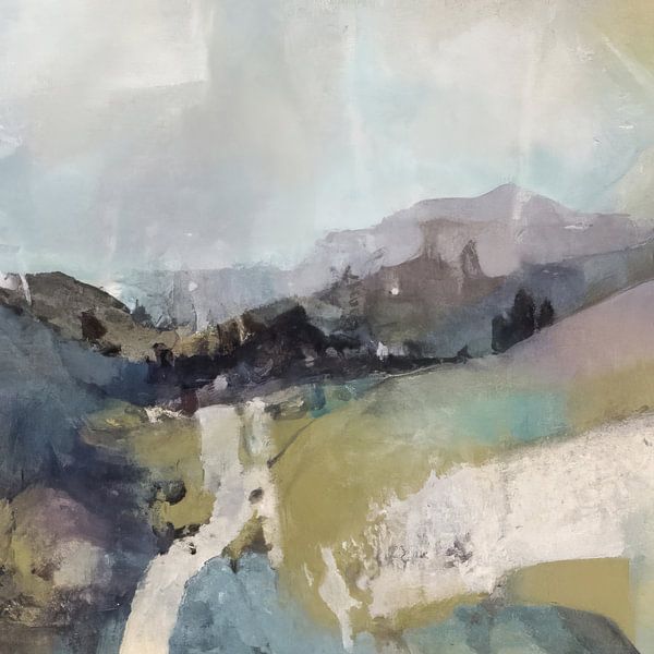 Paysage abstrait aux couleurs pastel par Studio Allee