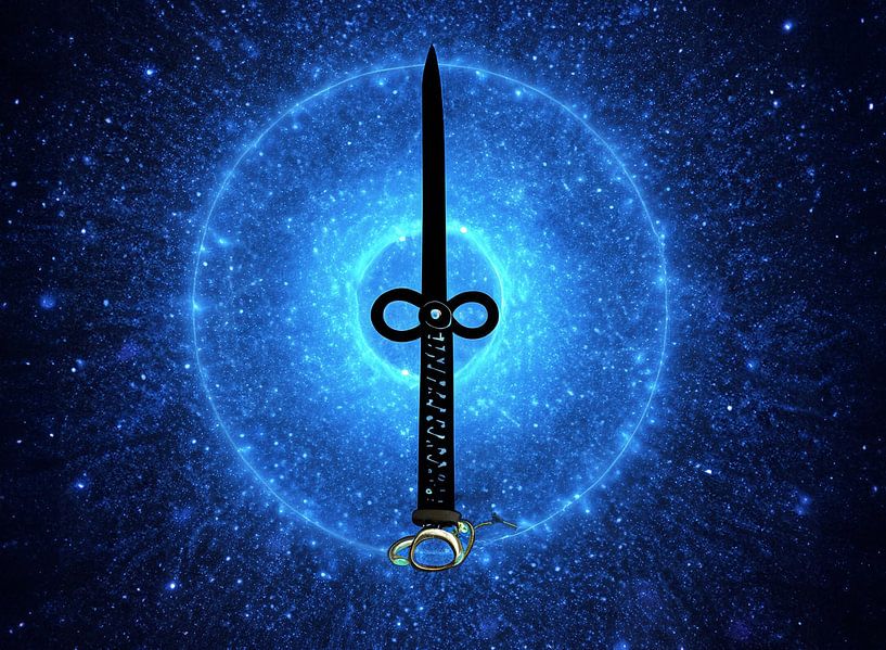 Unendlichkeit und ein japanisches Schwert (Katana) von Eye on You