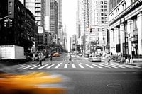 New York: Taxi's en Zebra's 