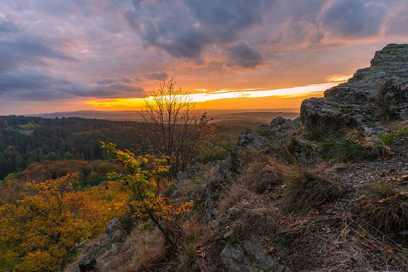 Wetter Spektakel im Herbst am Taunus von Christian Klös
